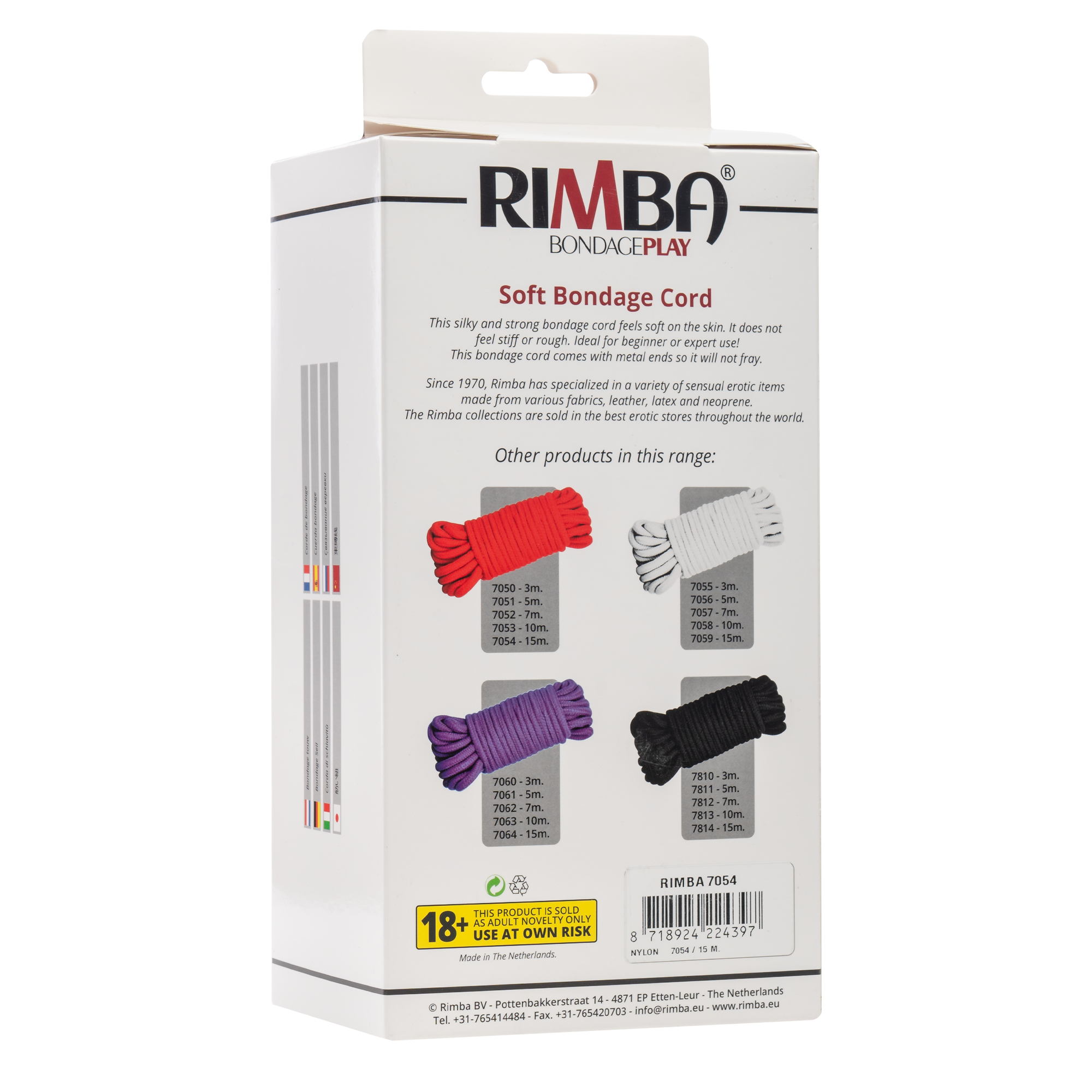 Rimba - Zacht Japans bondage touw, 15 m, 100% Nylon - Afbeelding 6