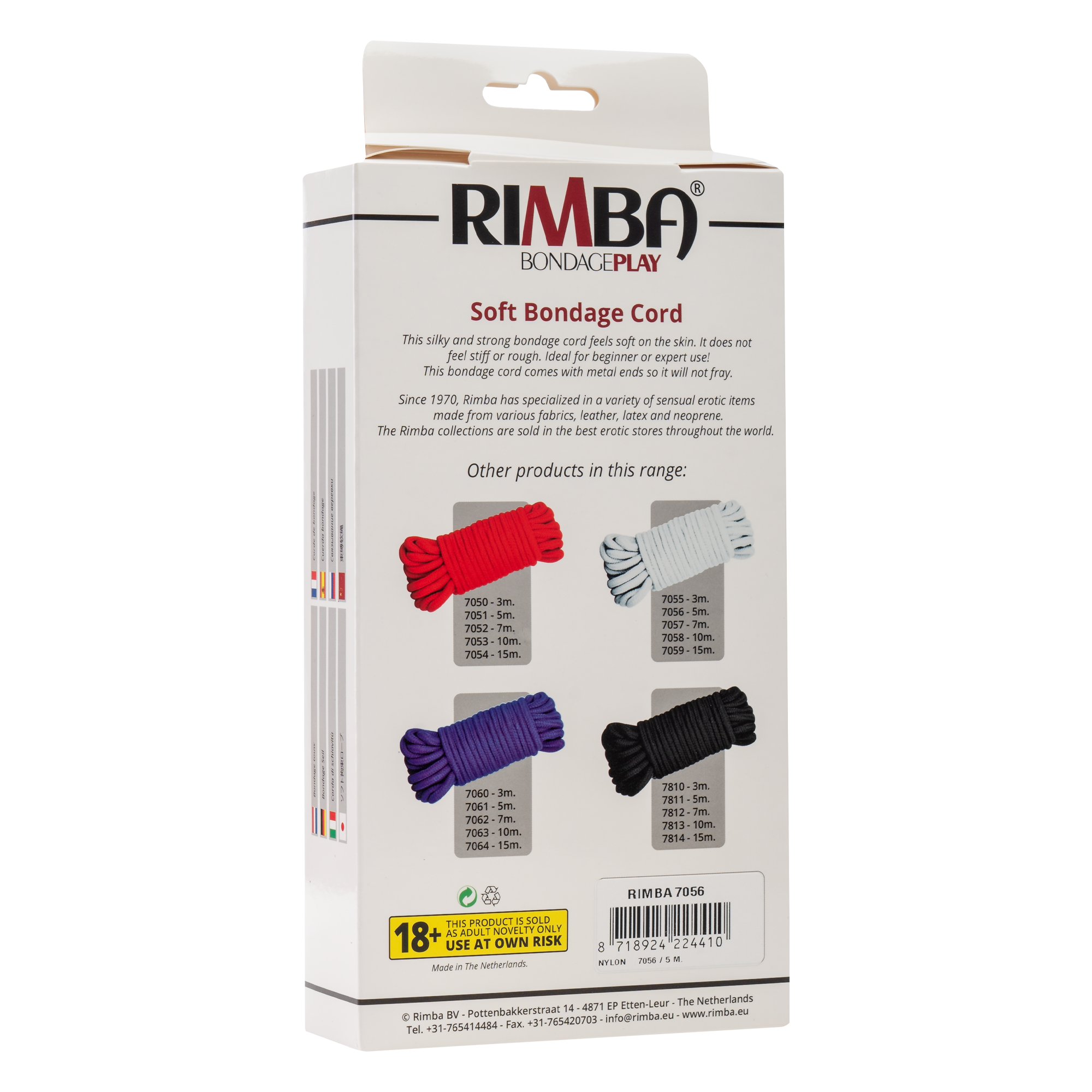 Rimba - Zacht Japans bondage touw, 5 m, 100% Nylon - Afbeelding 6