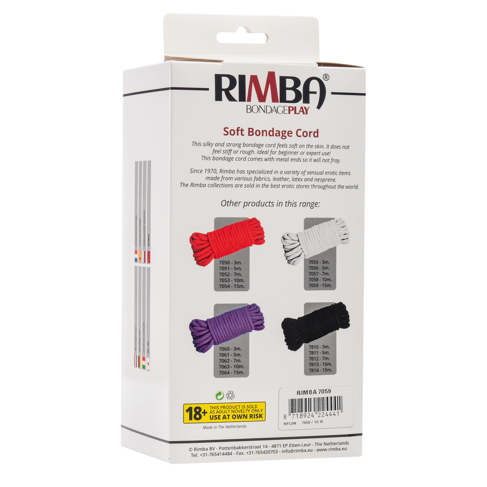 Rimba - Zacht Japans bondage touw, 15 m, 100% Nylon - Afbeelding 6