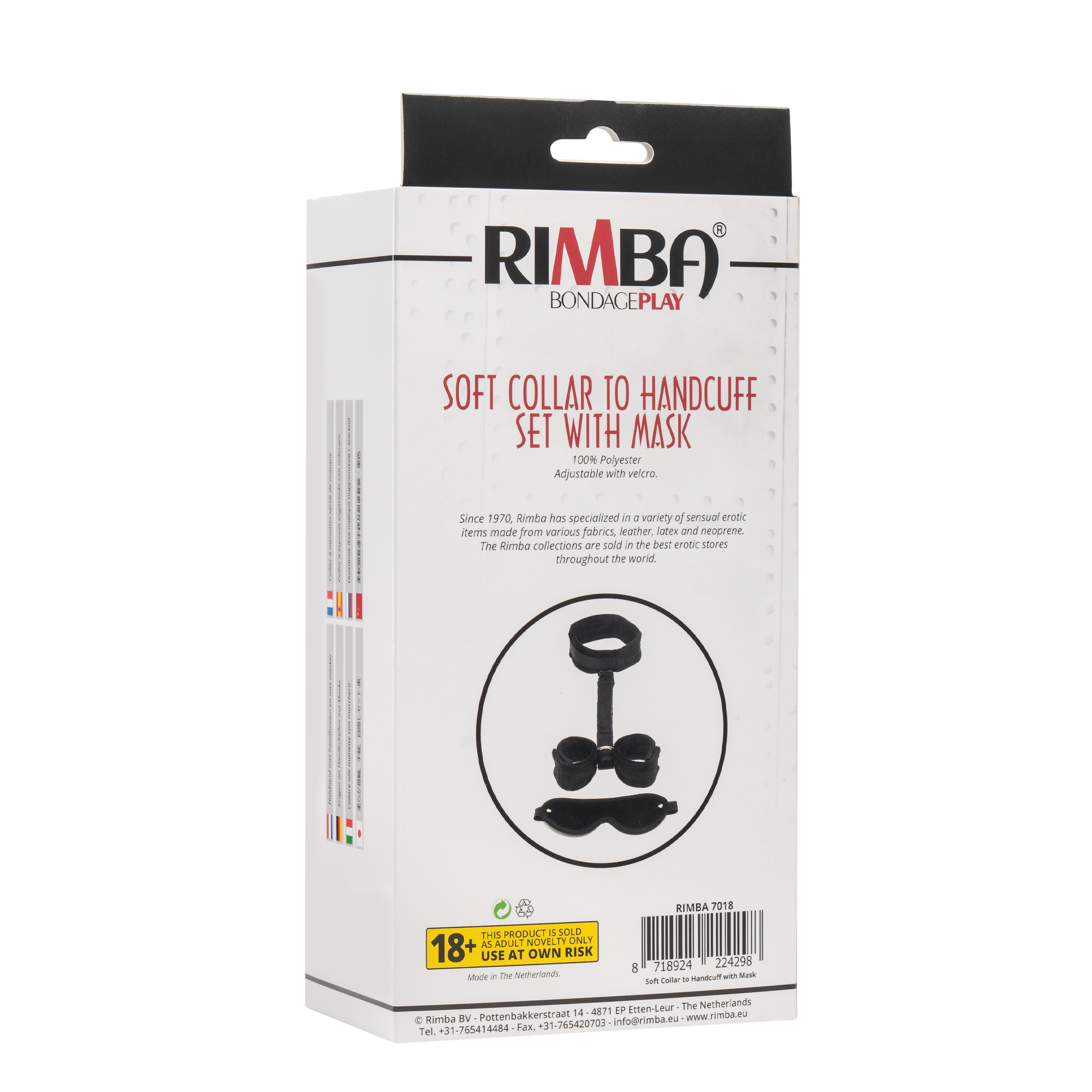 Rimba - Soft bondage set 3-delig Zwart - Afbeelding 5
