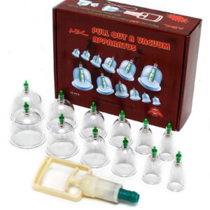 Rimba Bondage Play – Cupping Set met 12 Cups