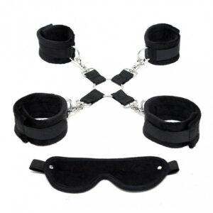 Rimba – Soft bondage set met klittenband (6-delig)