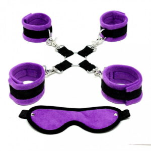Rimba – Soft bondage set met klittenband (6-delig)
