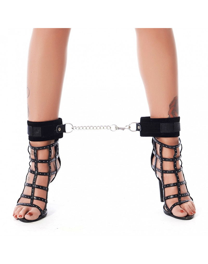 Rimba - Soft bondage starter set met klittenband Zwart - Afbeelding 11