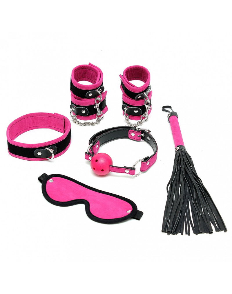 Rimba - Soft bondage starter set met klittenband Roze