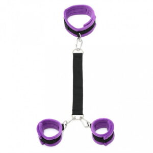 Rimba – Soft Bondage halsband met handboeien