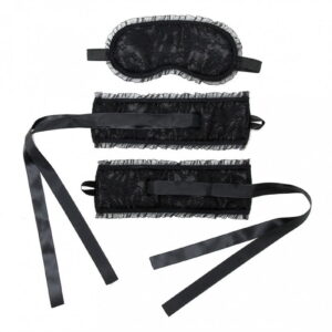 Satijnlook Handboeien en Masker
