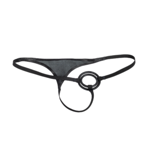 Lederen Herenstring met Cockringen