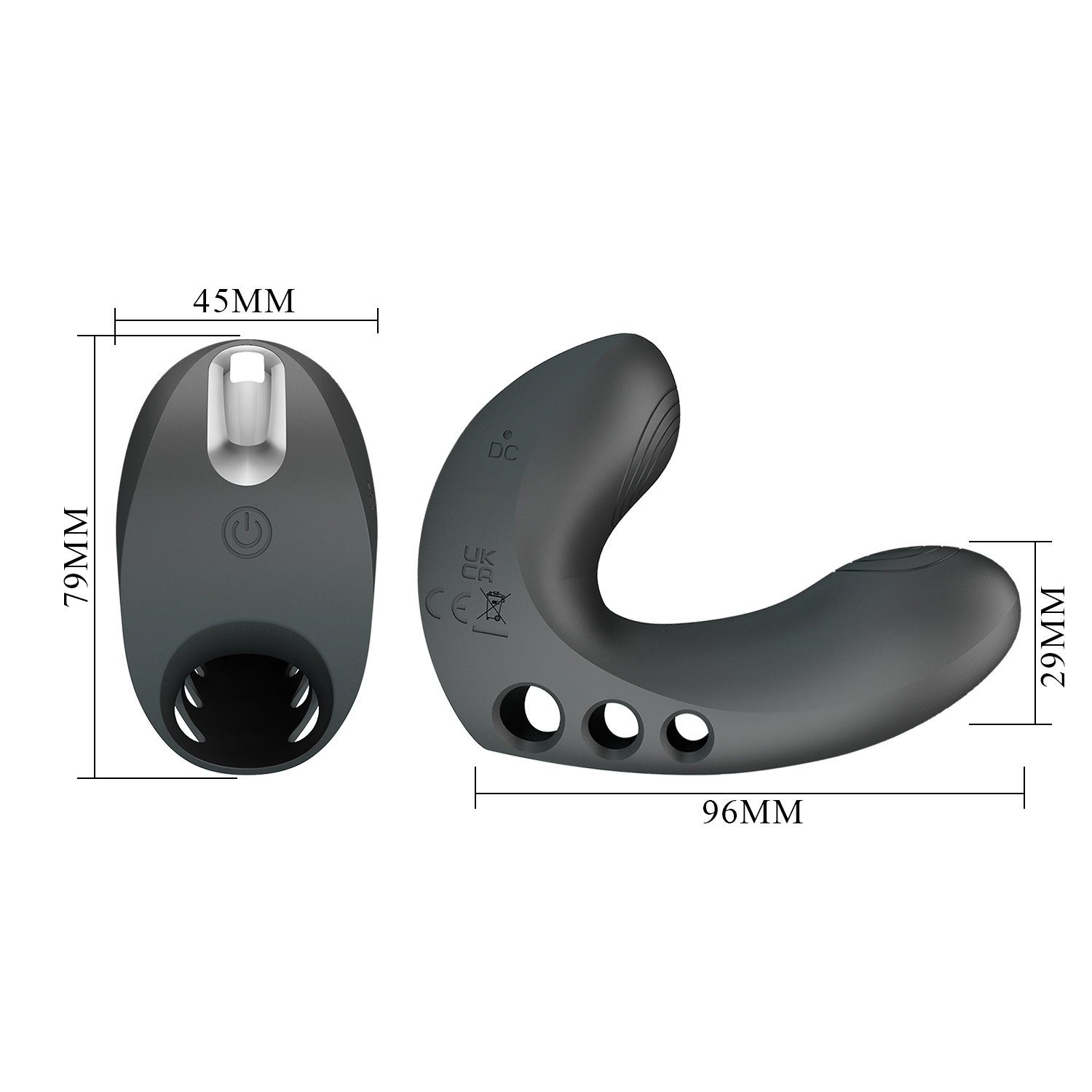 PL - Camelia - Vinger Vibrator - Zwart - Afbeelding 9