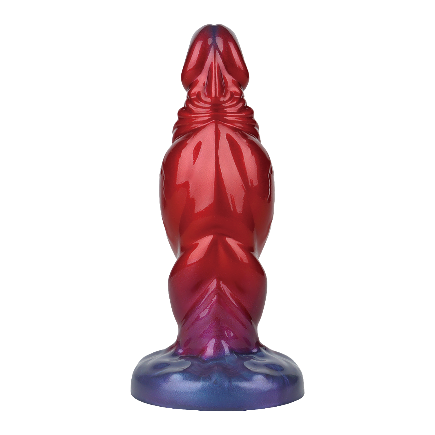 Power Monsters - Shadow Behemoth - Opblaasbare geribbelde monster dildo - 22 cm - Mix Color - Afbeelding 2
