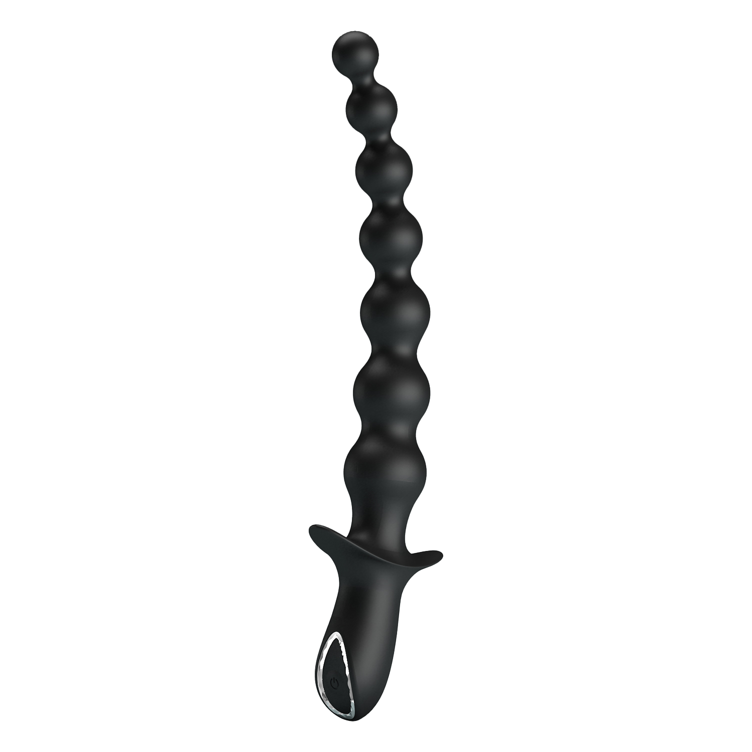 PL - Rigdon - Anale kralen vibratorplug - Zwart - Afbeelding 2