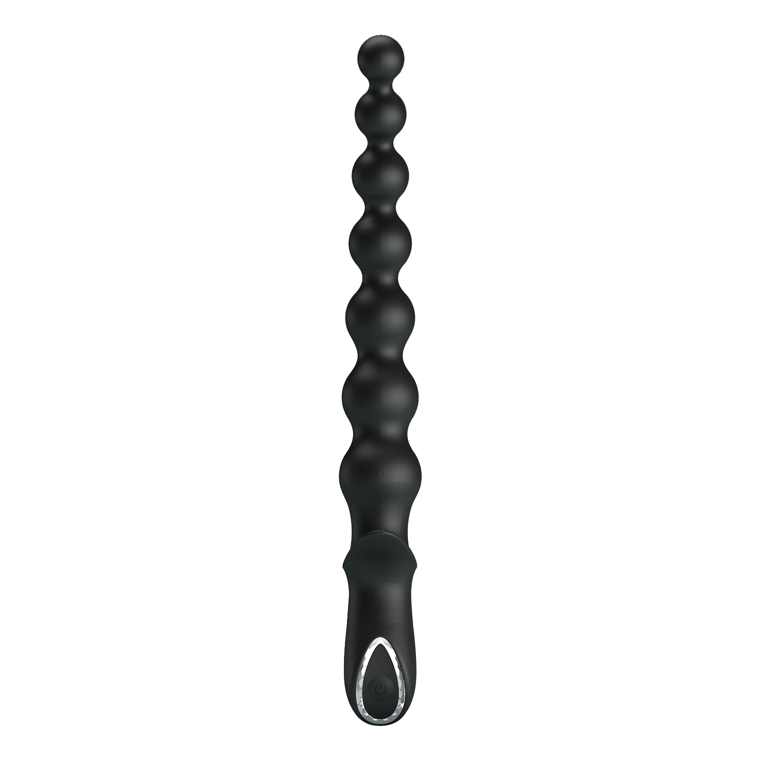 PL - Rigdon - Anale kralen vibratorplug - Zwart - Afbeelding 3