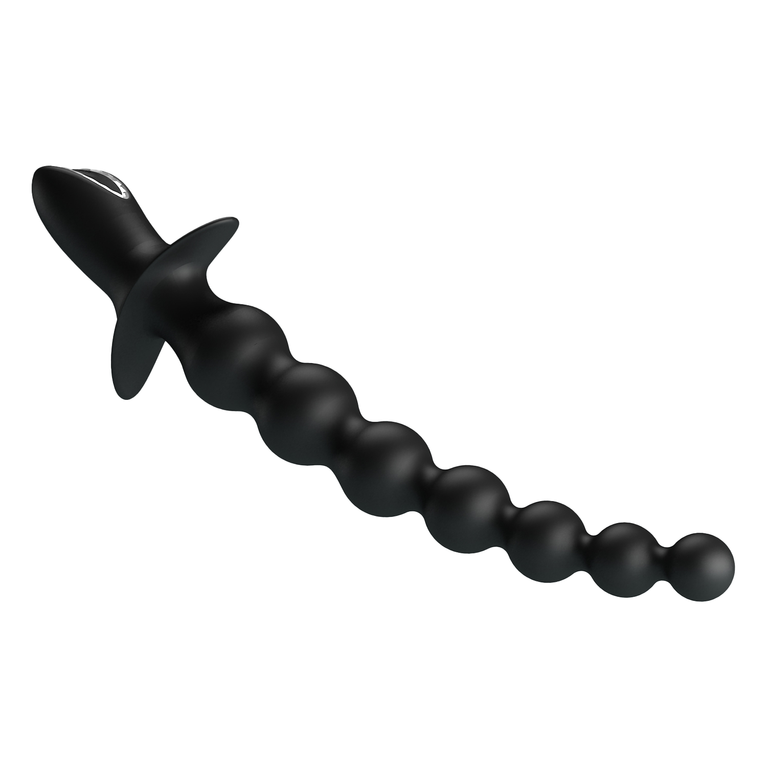 PL - Rigdon - Anale kralen vibratorplug - Zwart - Afbeelding 4