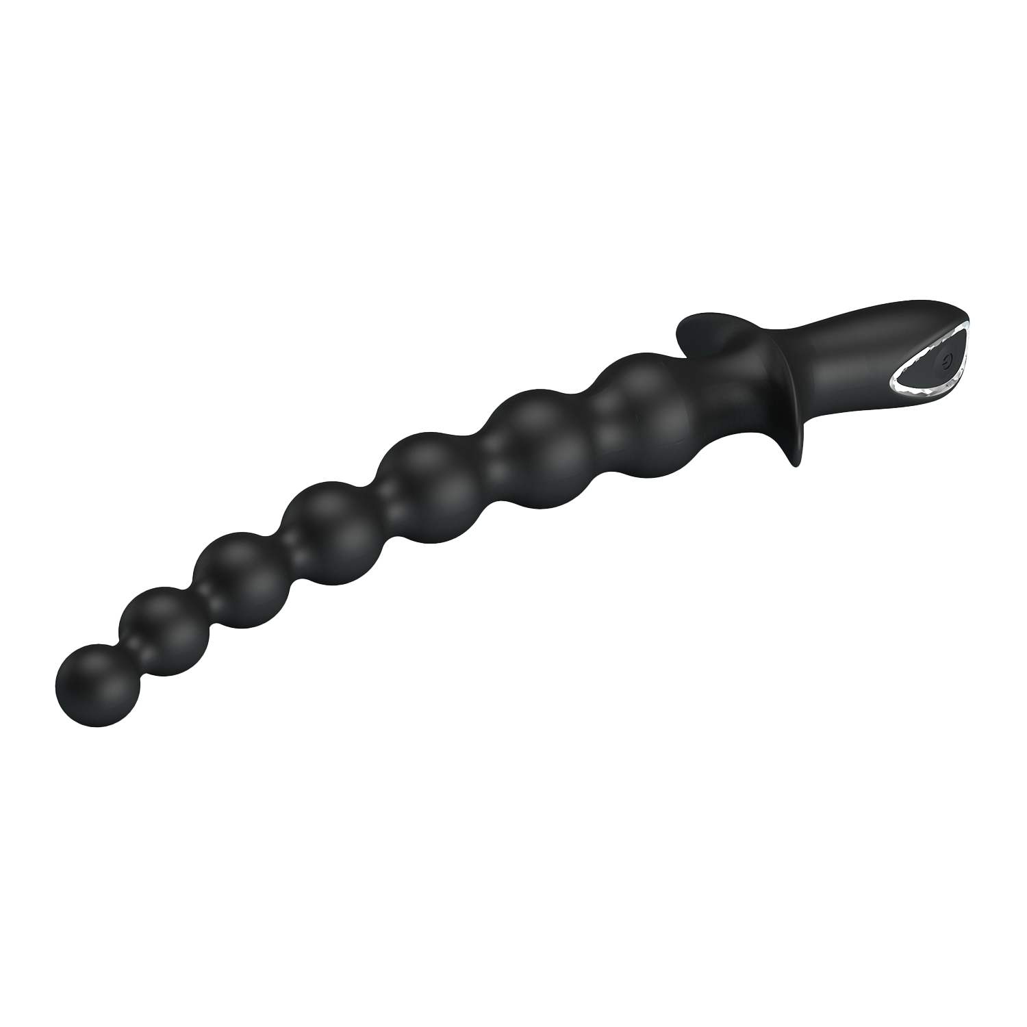 PL - Rigdon - Anale kralen vibratorplug - Zwart - Afbeelding 5