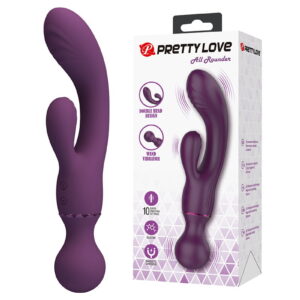 PL – Allrounder – Rabbit Vibrator – Bordeauxrood