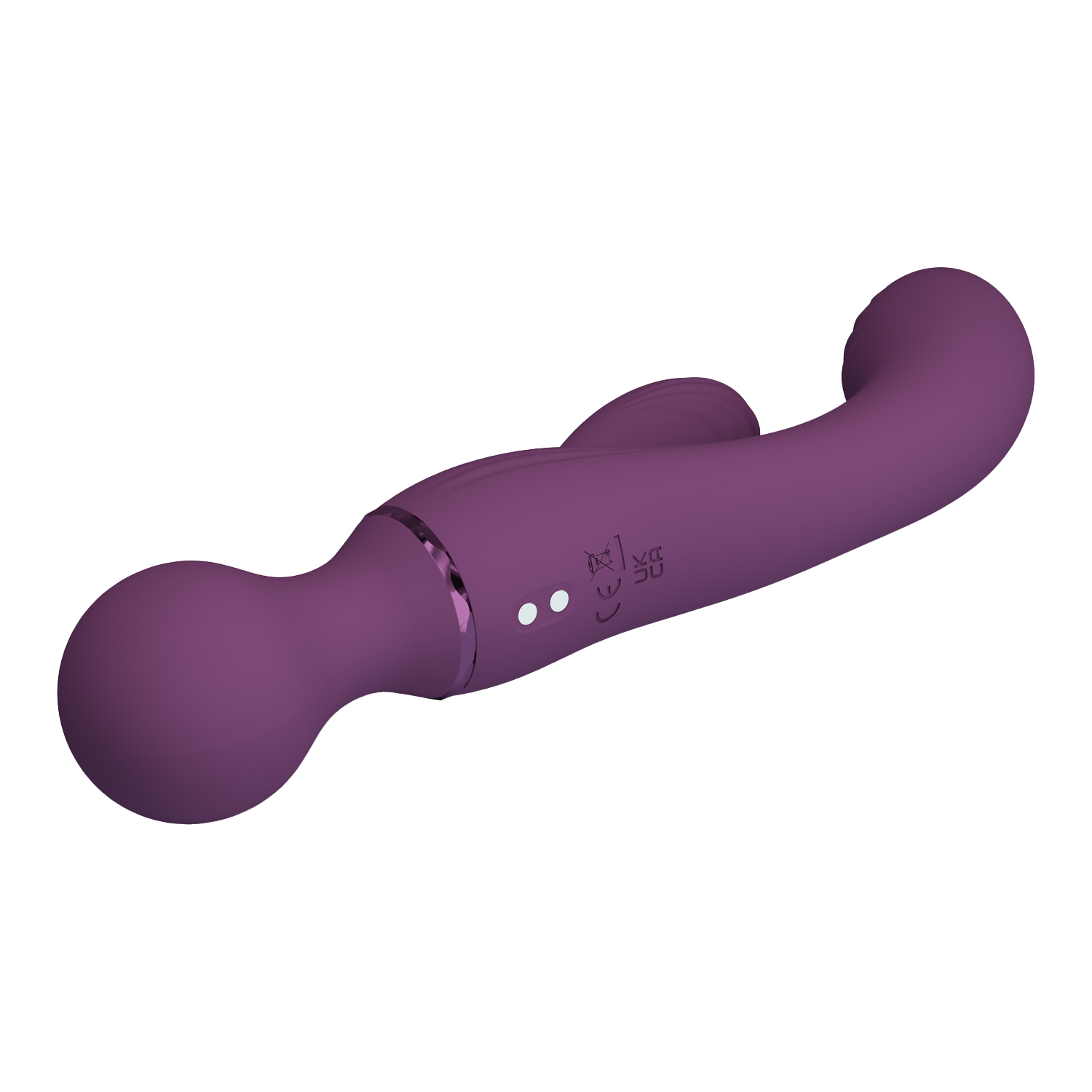 PL - Allrounder - Rabbit Vibrator - Bordeauxrood - Afbeelding 6