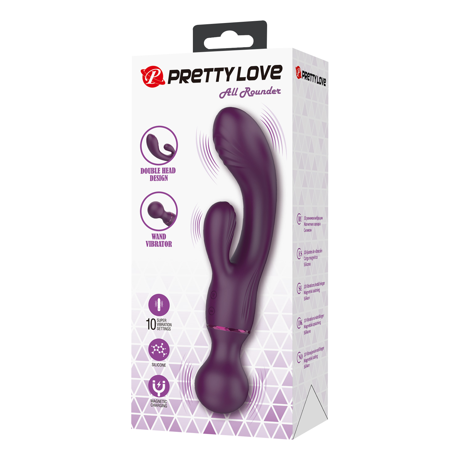 PL - Allrounder - Rabbit Vibrator - Bordeauxrood - Afbeelding 7