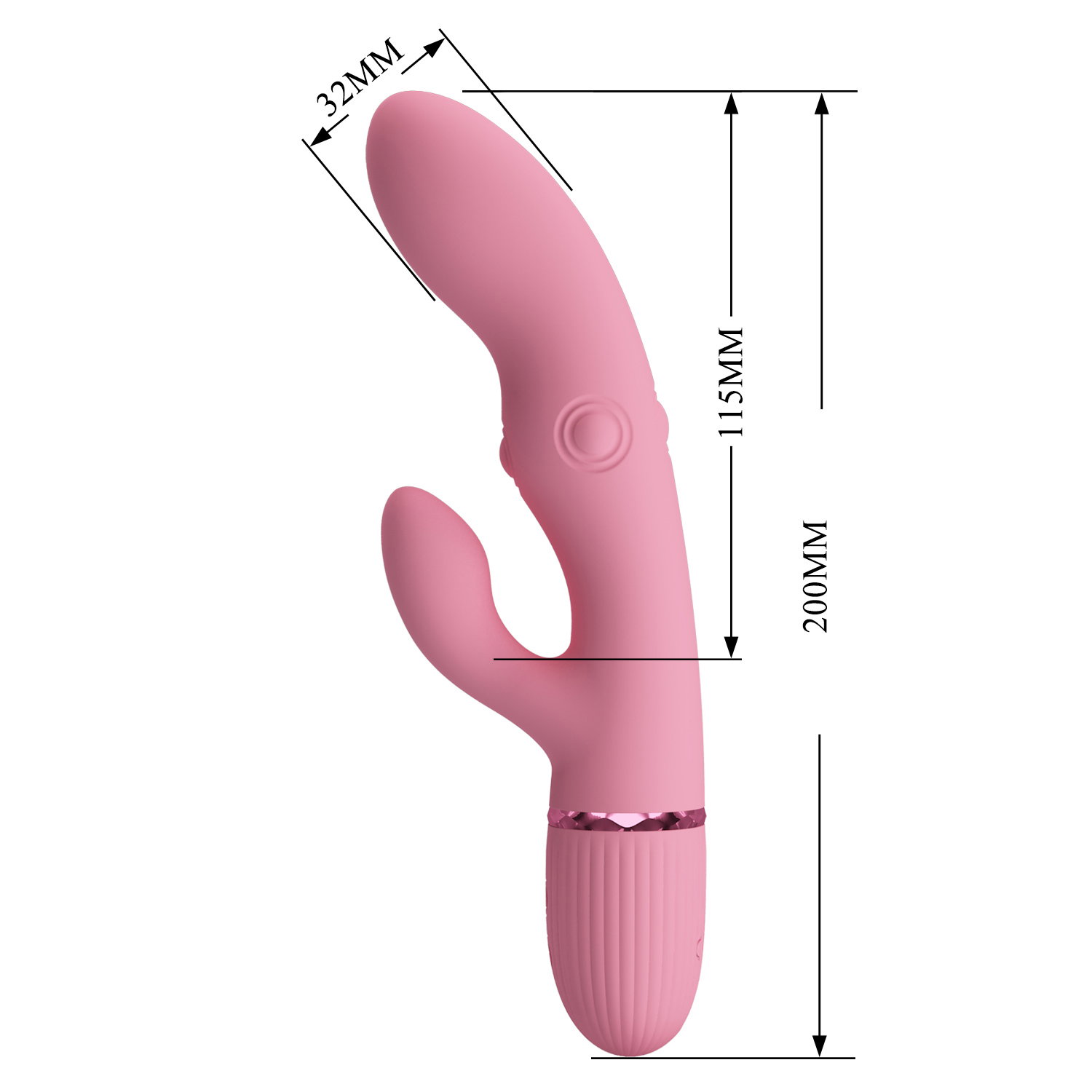 PL - Zach - Rabbit Vibrator - Roze - Afbeelding 10
