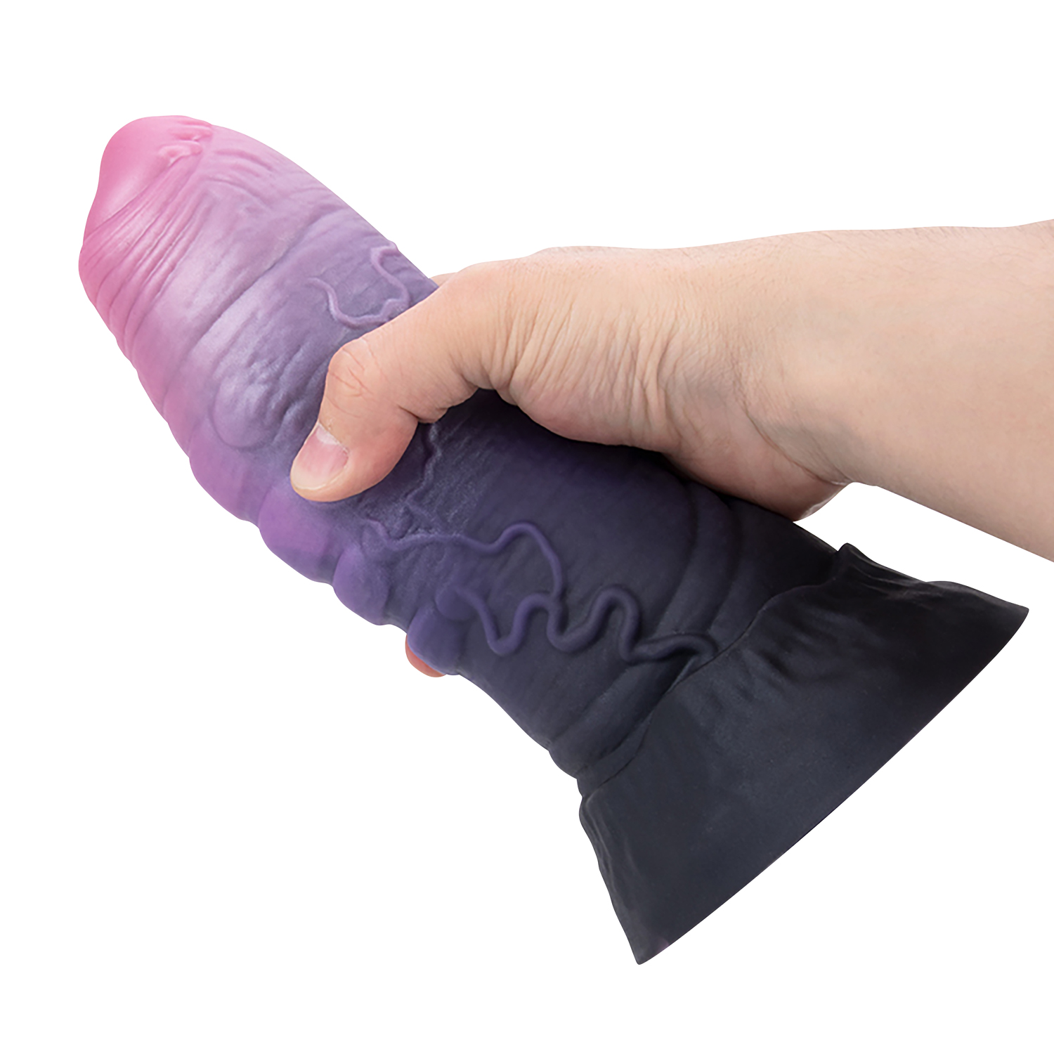 Power Monsters - Dreadful Fiend - Rippled Monster Dildo - 24 cm - Mix Color - Afbeelding 6