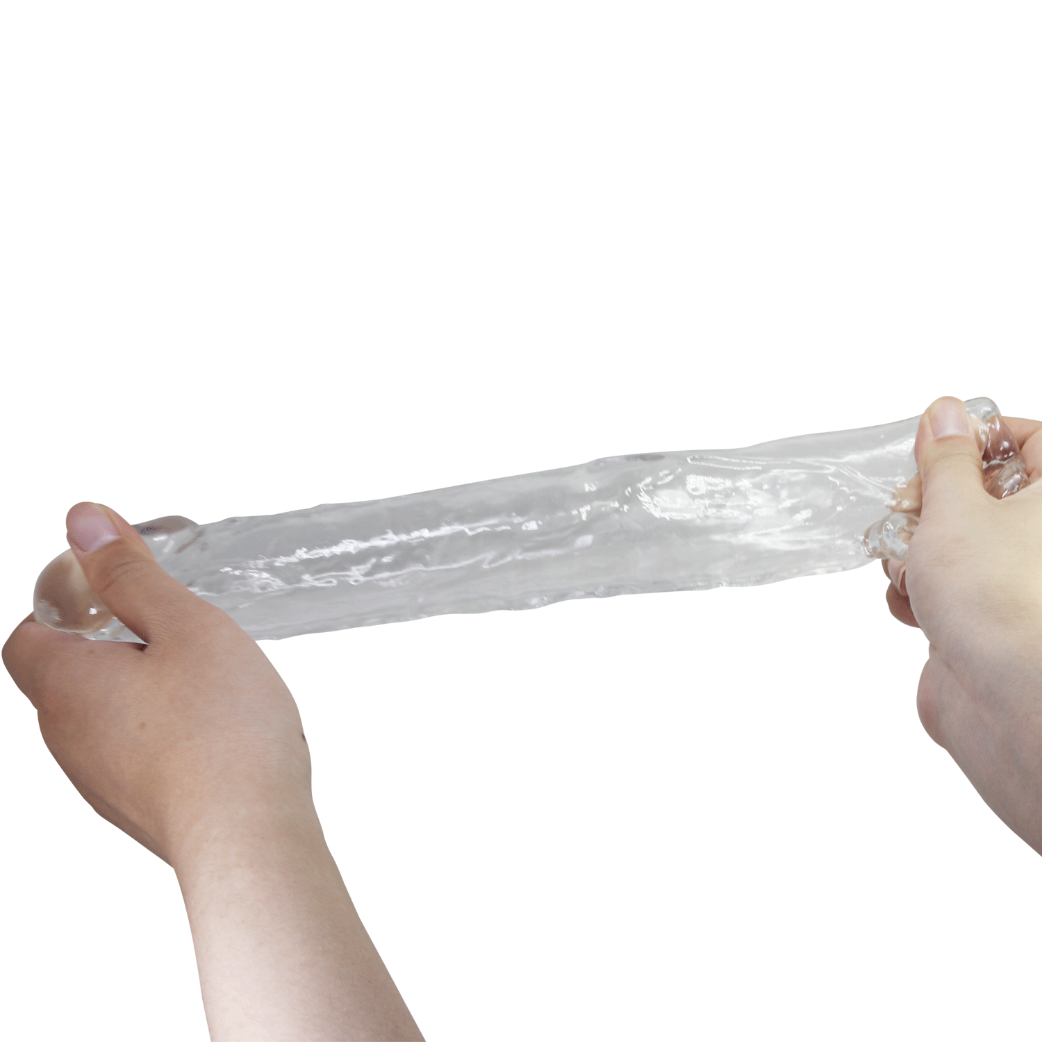 PL - Verlengstuk voor penis - 26 cm - Transparant - Afbeelding 10
