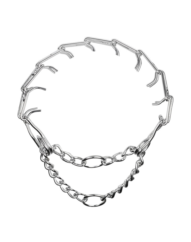 Rimba Bondage Play Metalen halsband Zilver