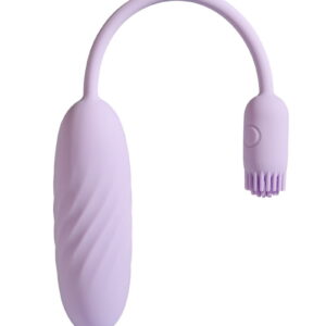 SVAKOM – Plume – Flexibele bullet vibrator met borstelstaart – Pastel Lila