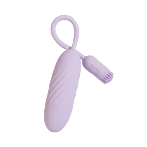 SVAKOM – Plume – Flexibele bullet vibrator met borstelstaart – Pastel Lila