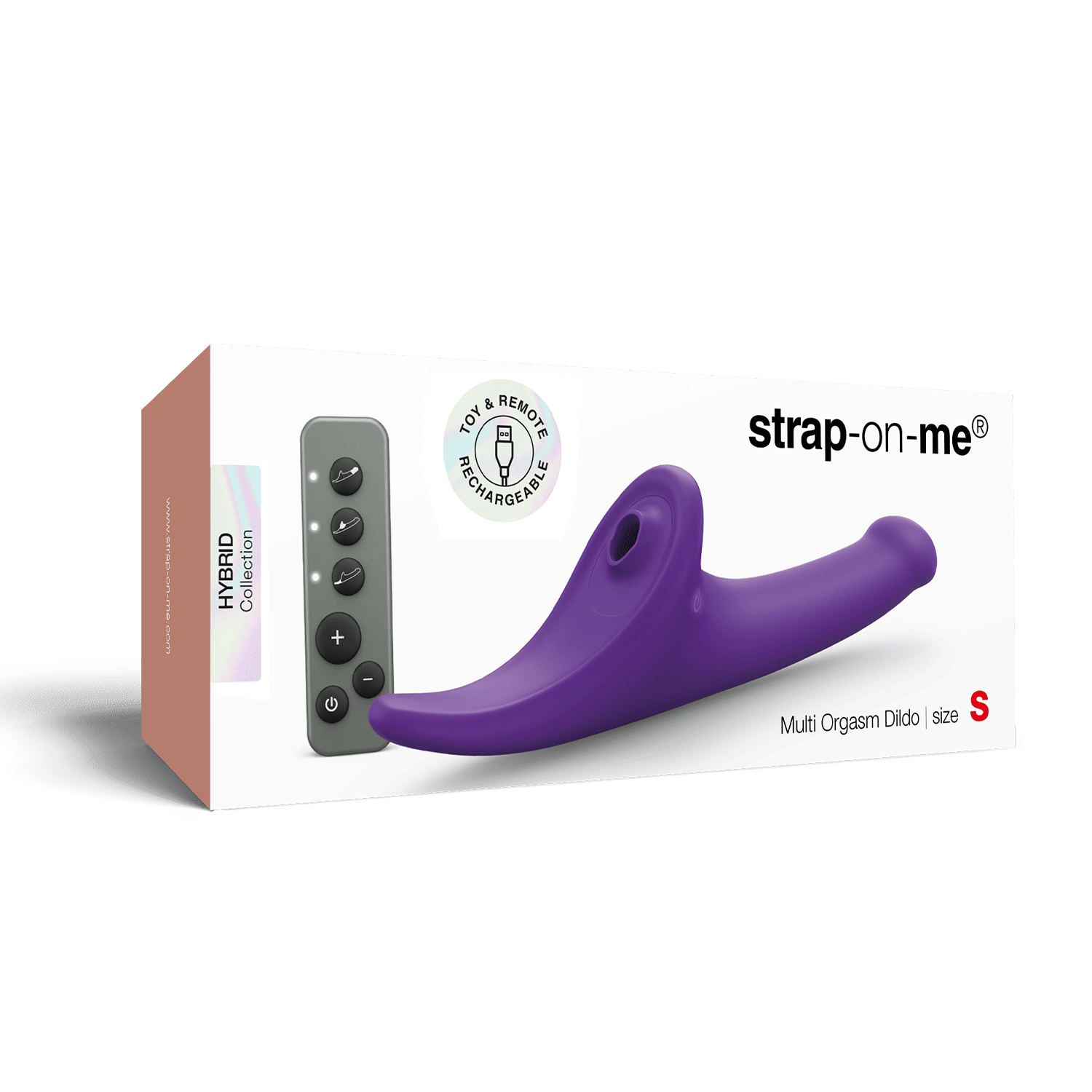 Strap-On-Me – Multi Orgasme Dildo – Maat S – Paars - Afbeelding 2