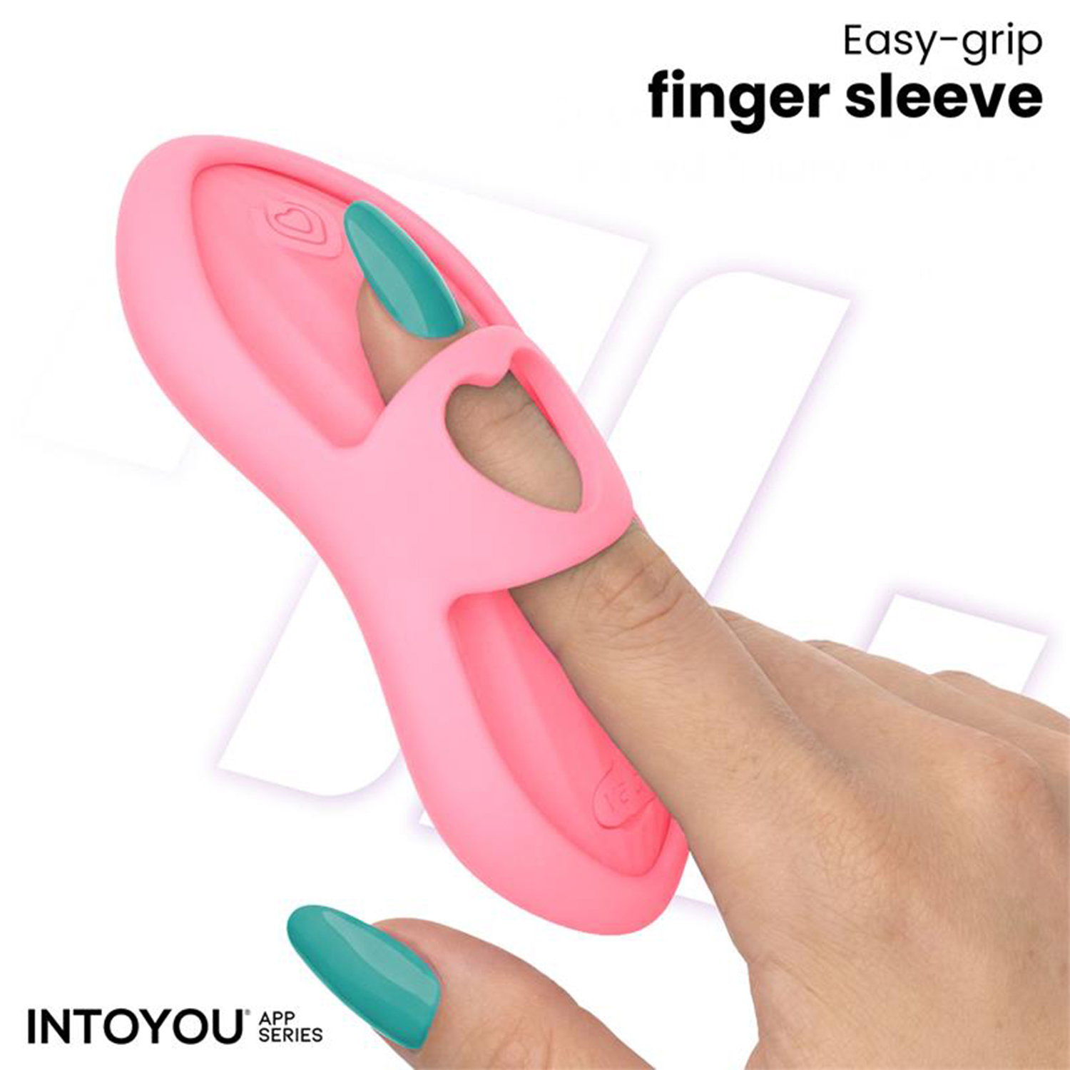 IY - Laia - Verwarmde vingervibrator met app-bediening - Roze - Afbeelding 5