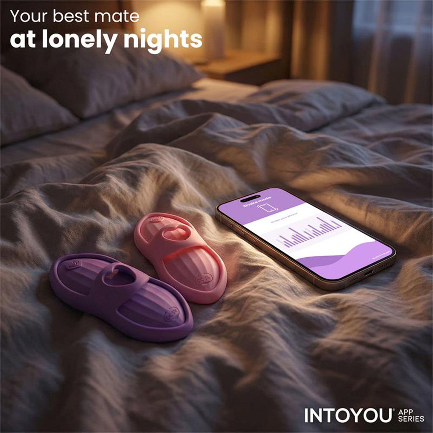 IY - Laia - Verwarmde vingervibrator met app-bediening - Roze - Afbeelding 10
