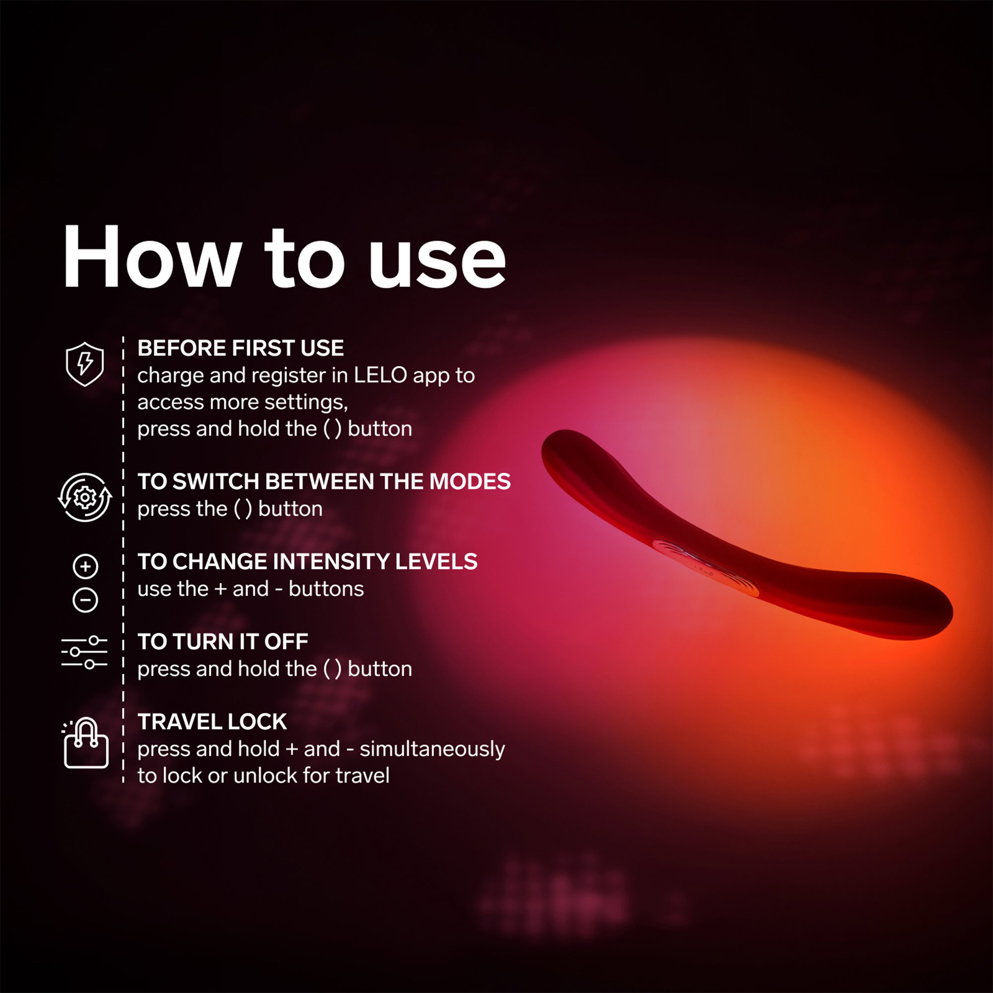LELO – BOOMERANG™ - Vibrator met twee uiteinden - Paars - Afbeelding 20