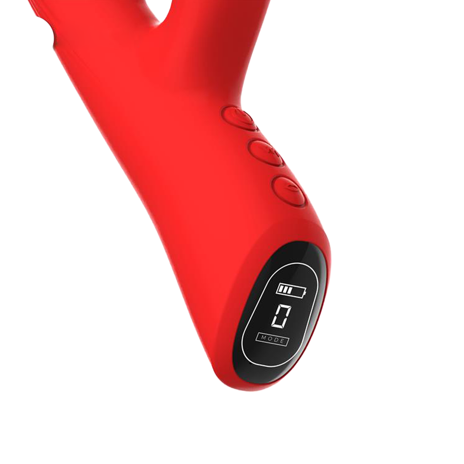 IY - Trixy - Triple Tapping mondvibrator met app-bediening - Rood - Afbeelding 6