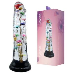 LOVISS – Helichrysum – Garden Flower Dildo Texture – Transparant